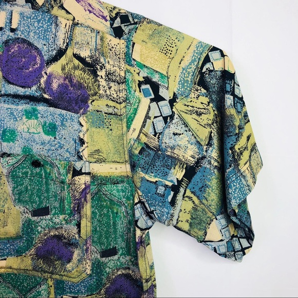 Tribes Vintage 1990s Mens Shirt Casual - Picture 4 of 5